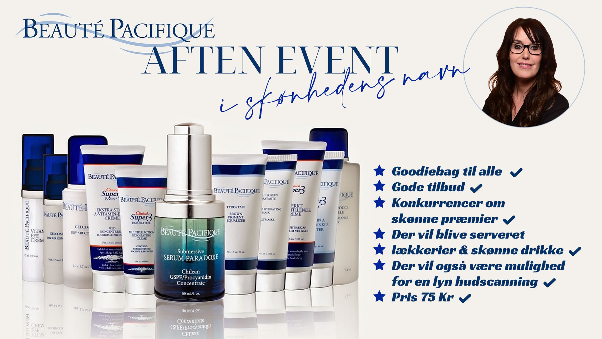 Beautè Pacifique aften event den 5. september 2024 kl 19:00