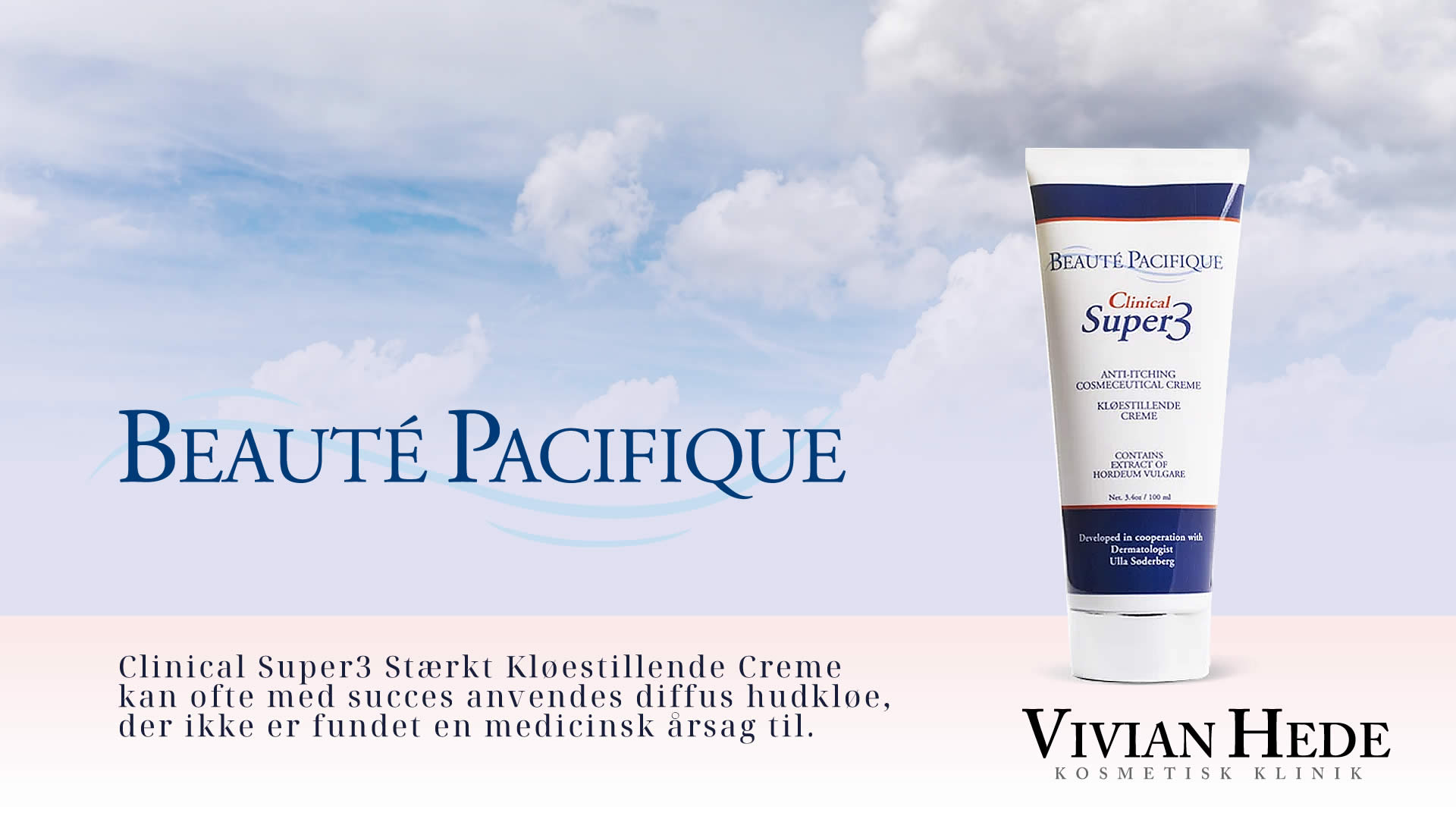 Beauté Pacifique Clinical Super3 Stærkt Kløestillende Creme